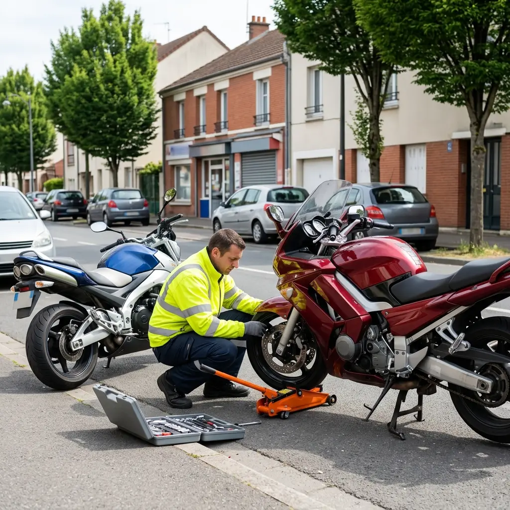 Les gestes essentiels lors d'une panne de deux-roues