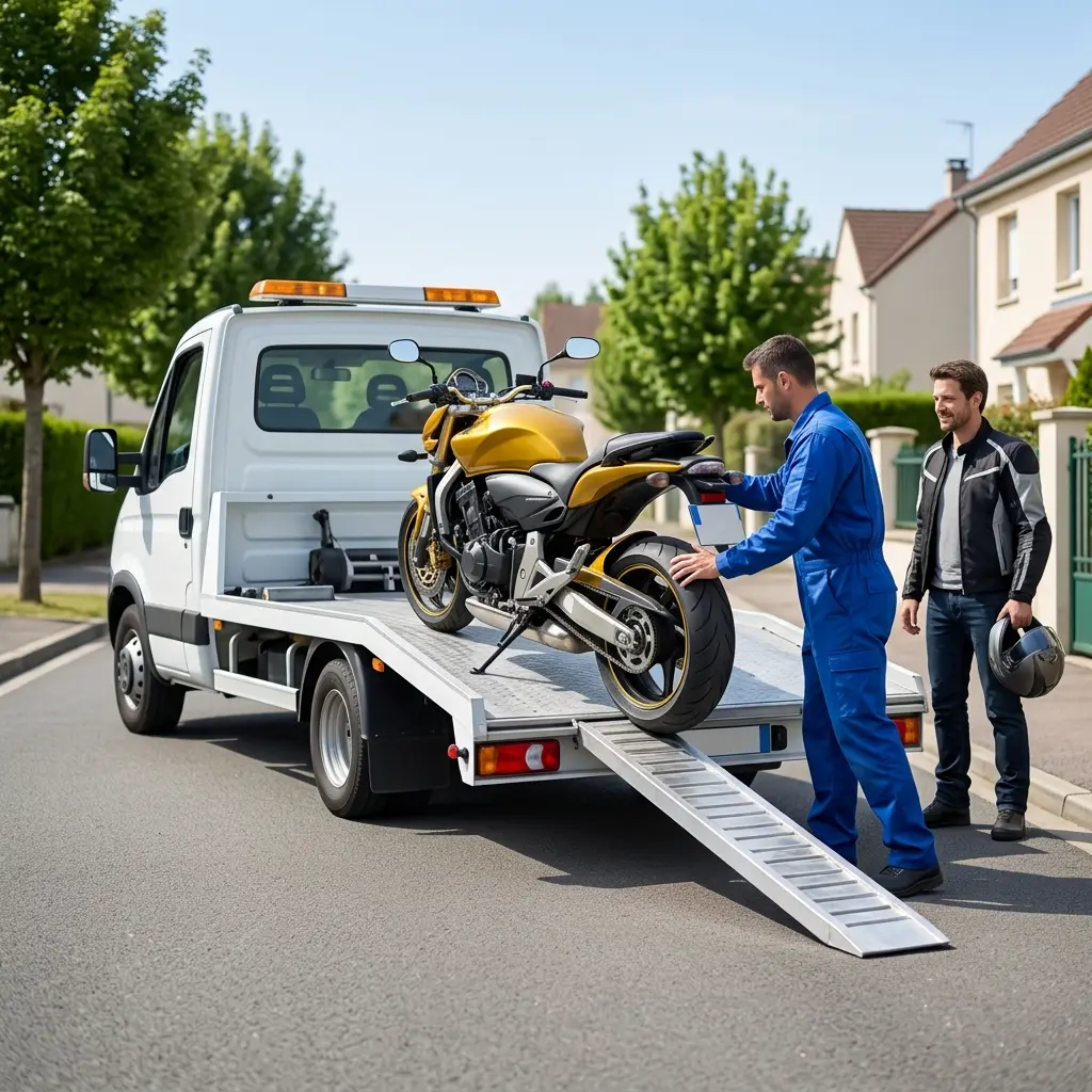 Pourquoi choisir notre dépanneuse moto à Villecresnes ?
