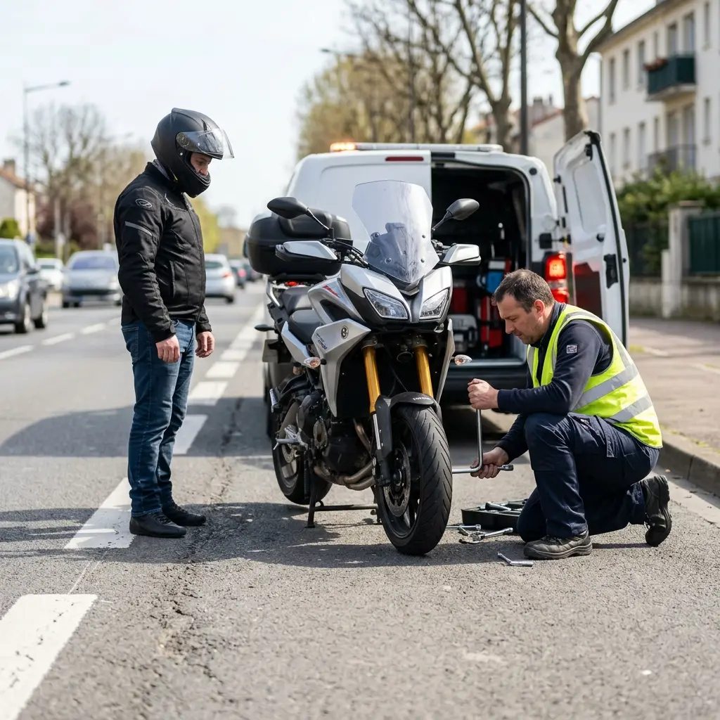 Dépannage moto Maisons-Alfort (94700)