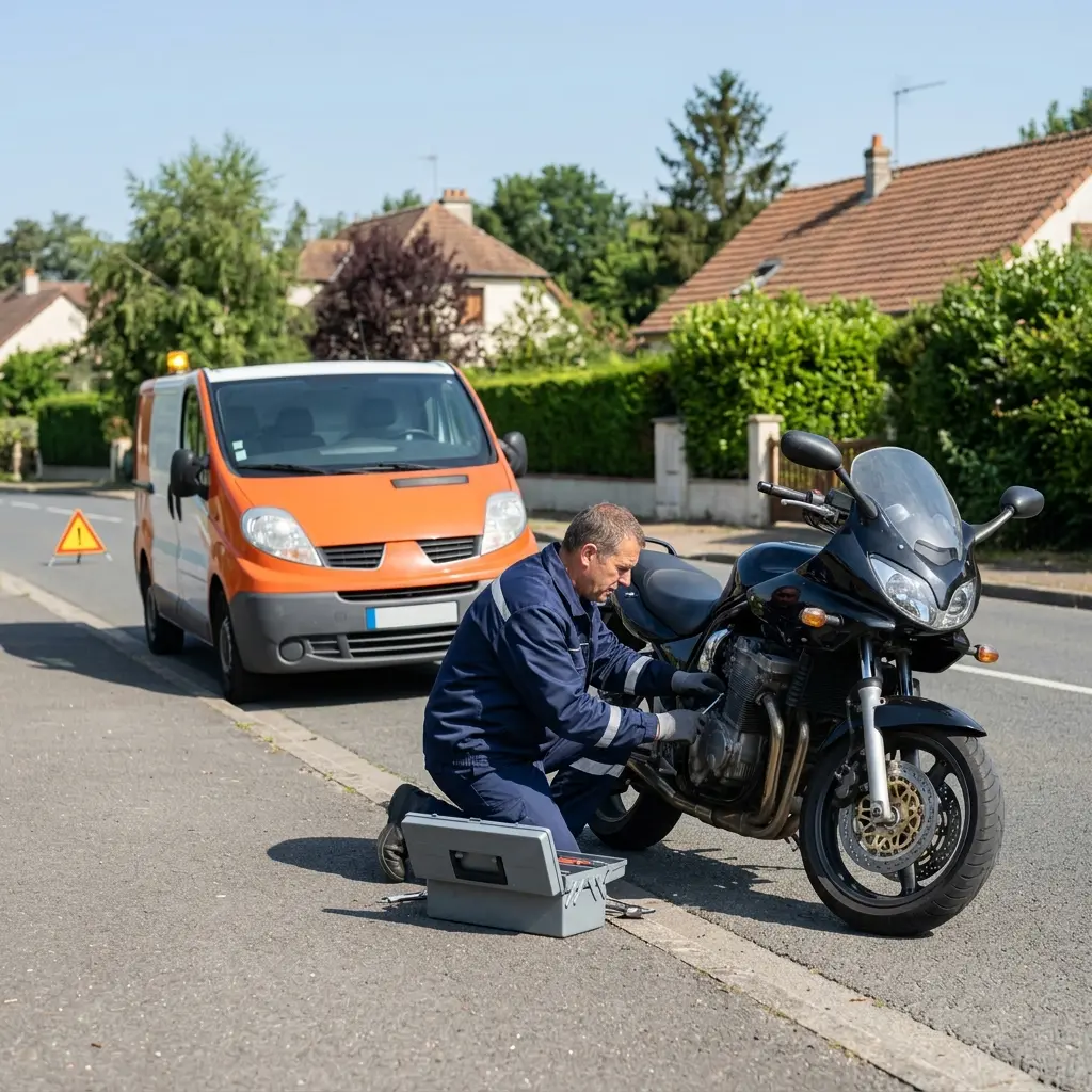 Besoin d'un dépannage moto rapide à Taverny ?