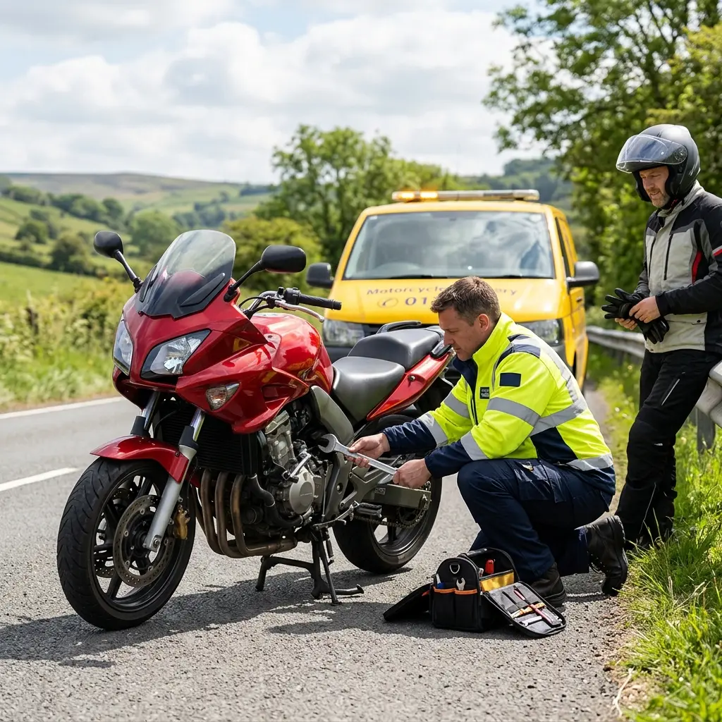 Notre méthode de dépannage moto à Fontenay-en-Parisis couvrant toutes les urgences