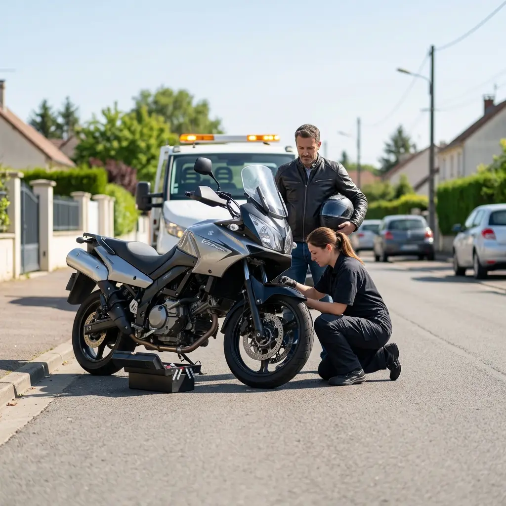 Les bons réflexes en cas de panne de deux-roues