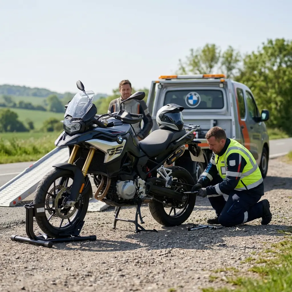 Une assistance motard transparente et professionnelle
