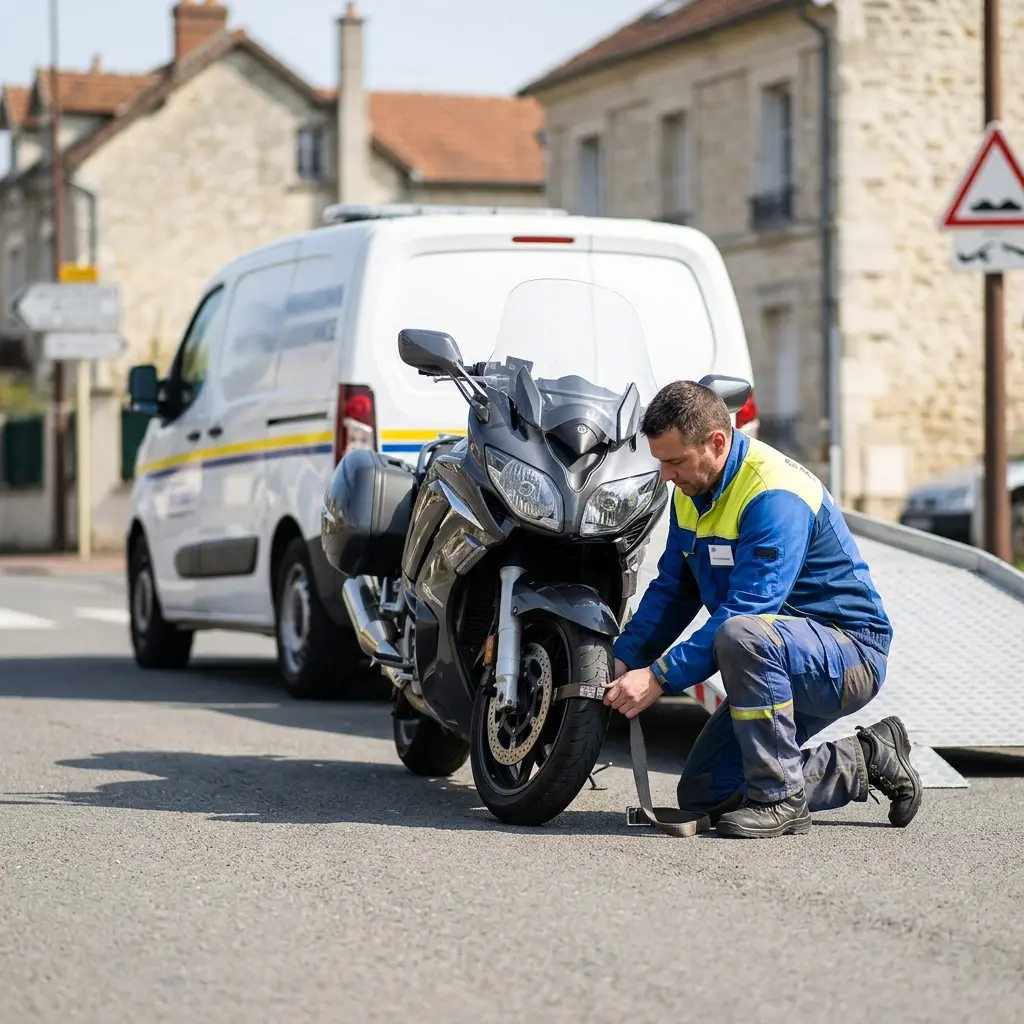 Précautions lors d'une panne de moto