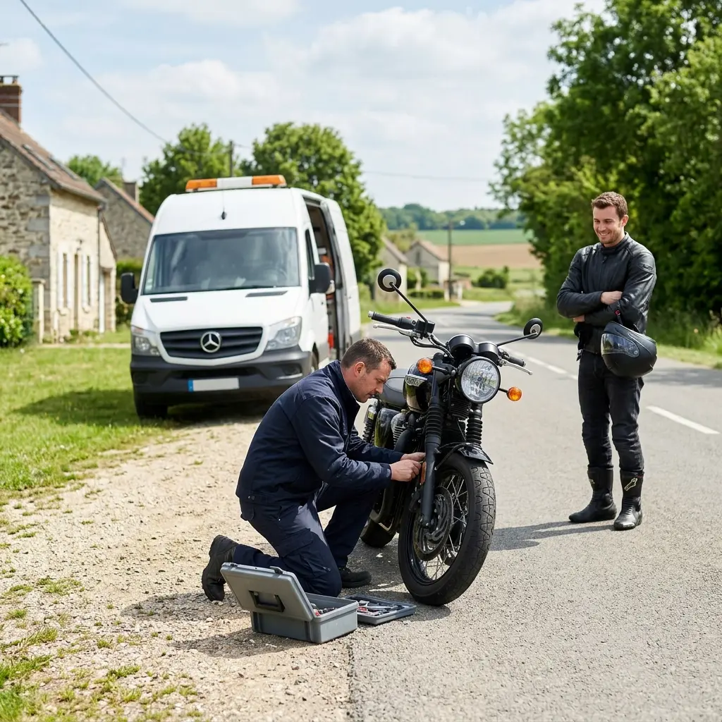 Bons réflexes à adopter lorsque votre moto est bloquée à Belloy-en-France