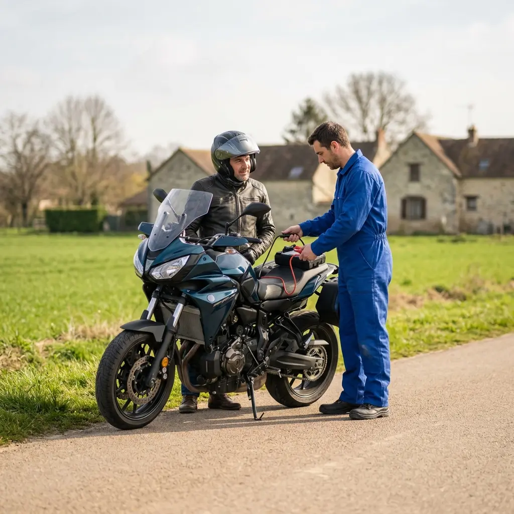 Rassurez‑vous, votre moto sera de retour sur la route