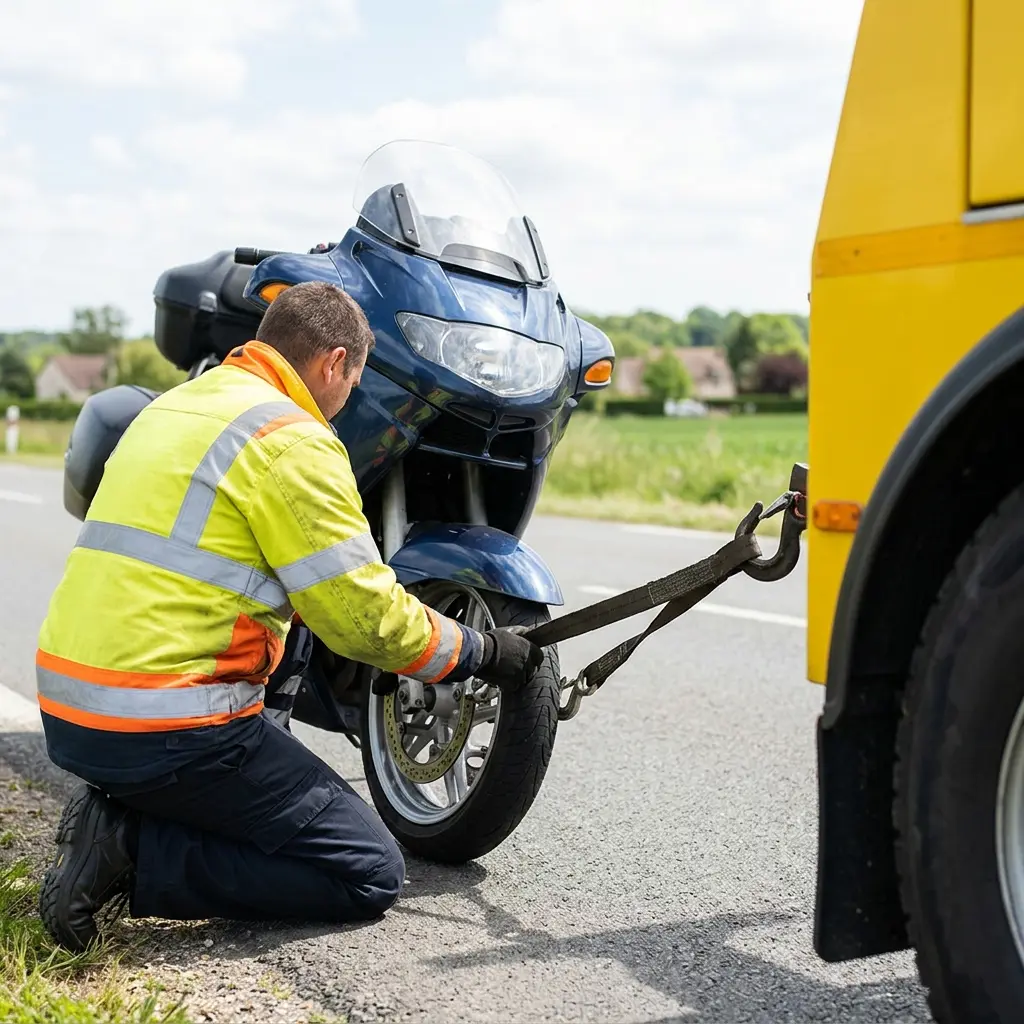 Dépannage moto à Luzarches : votre sécurité sur la route, garantie