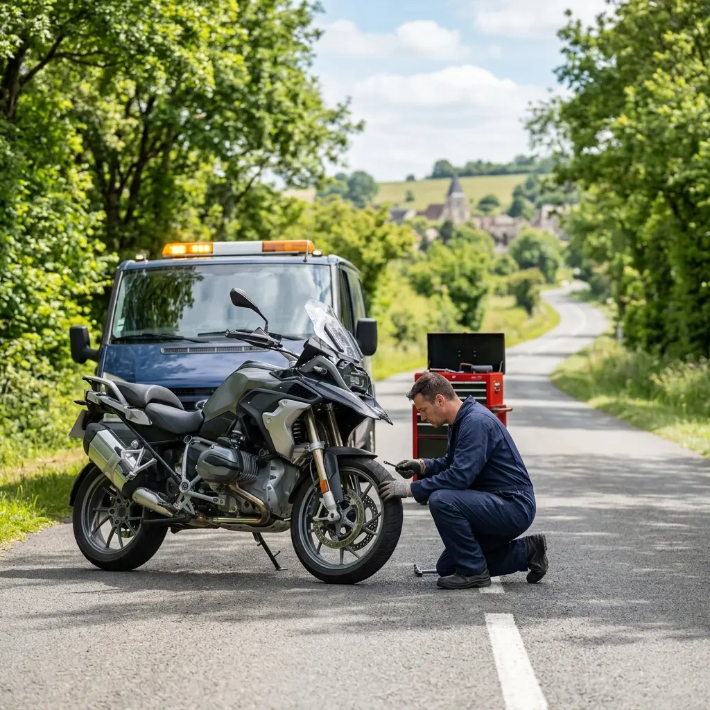 Pourquoi choisir notre dépanneuse moto à Saint-Martin-du-Tertre