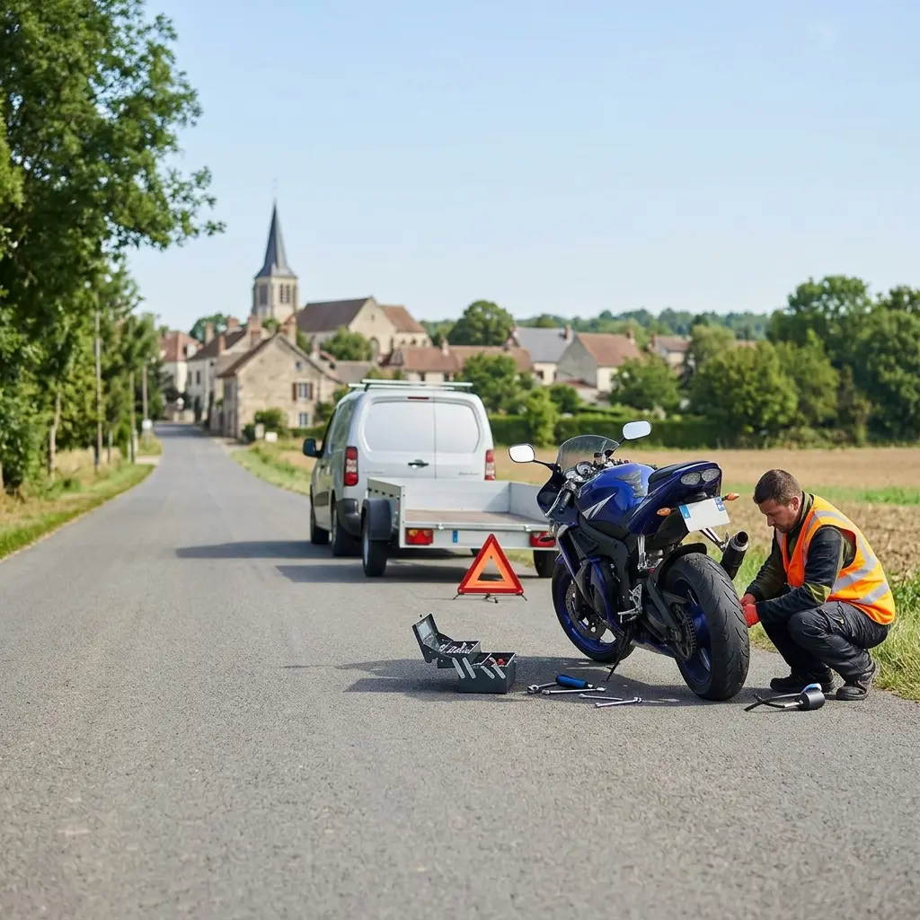 Comment se déroule le dépannage de votre moto à Viarmes ?