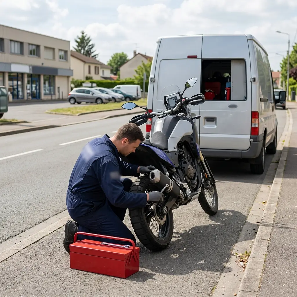 Comment nous procédons pour un dépannage moto à Saint‑Ouen‑l’Aumône