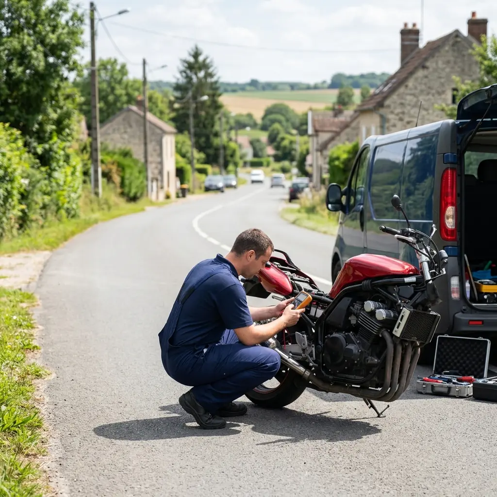 Notre méthode de dépannage moto personnalisée