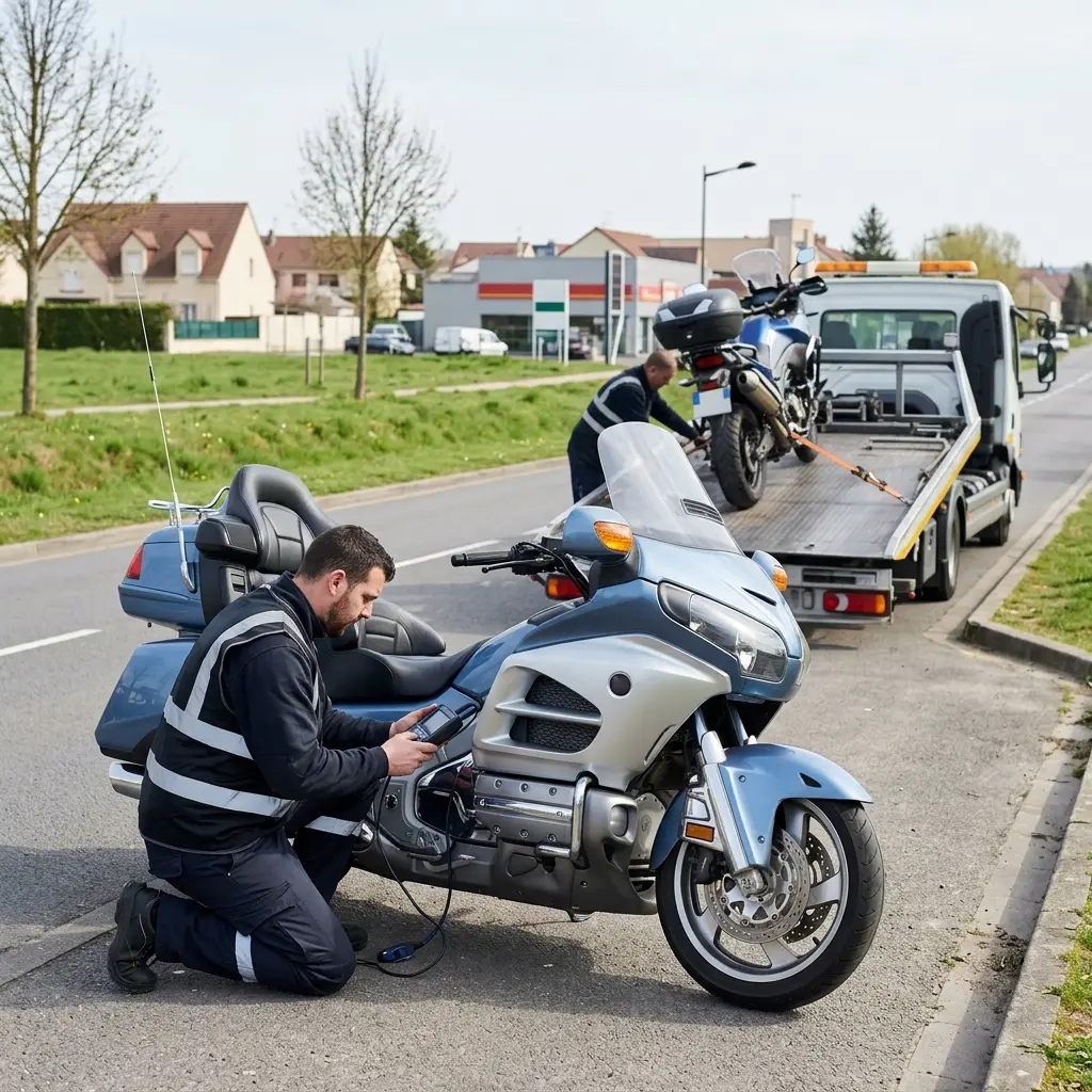Dépannage moto Louvres (95380)