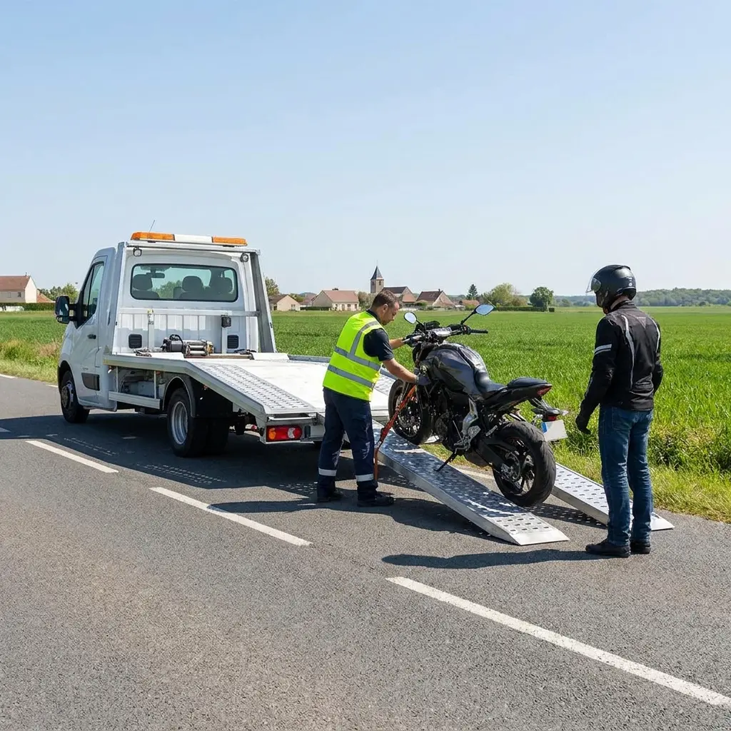 Besoin d'un dépannage moto à Puiseux-en-France ?