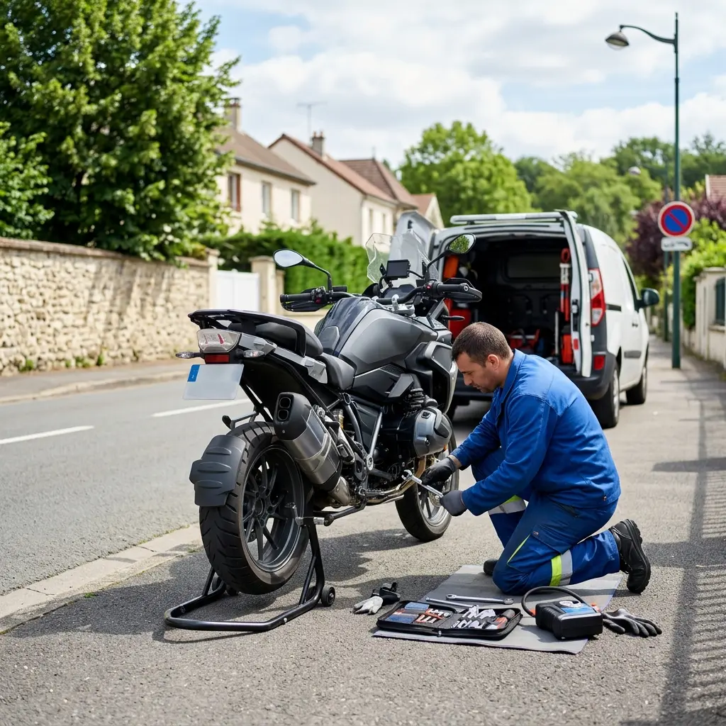 Besoin d'un dépannage moto rapide à Arnouville ?