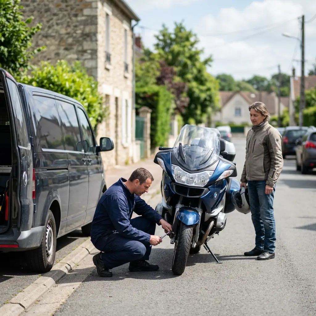Besoin d'un dépannage moto à Auvers-sur-Oise ?