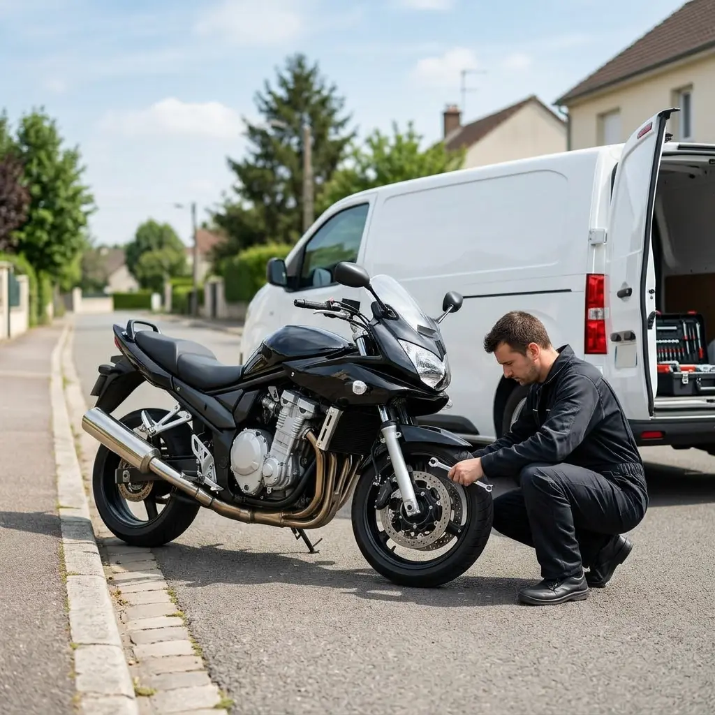 Notre approche de dépannage moto à Fosses