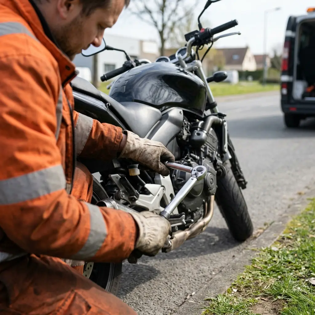 Comment se déroule l’intervention de dépannage moto à Gonesse ?