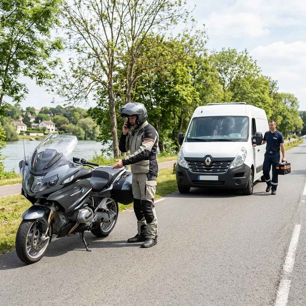 Restons à votre écoute pour toute urgence moto à Frette-sur-Seine