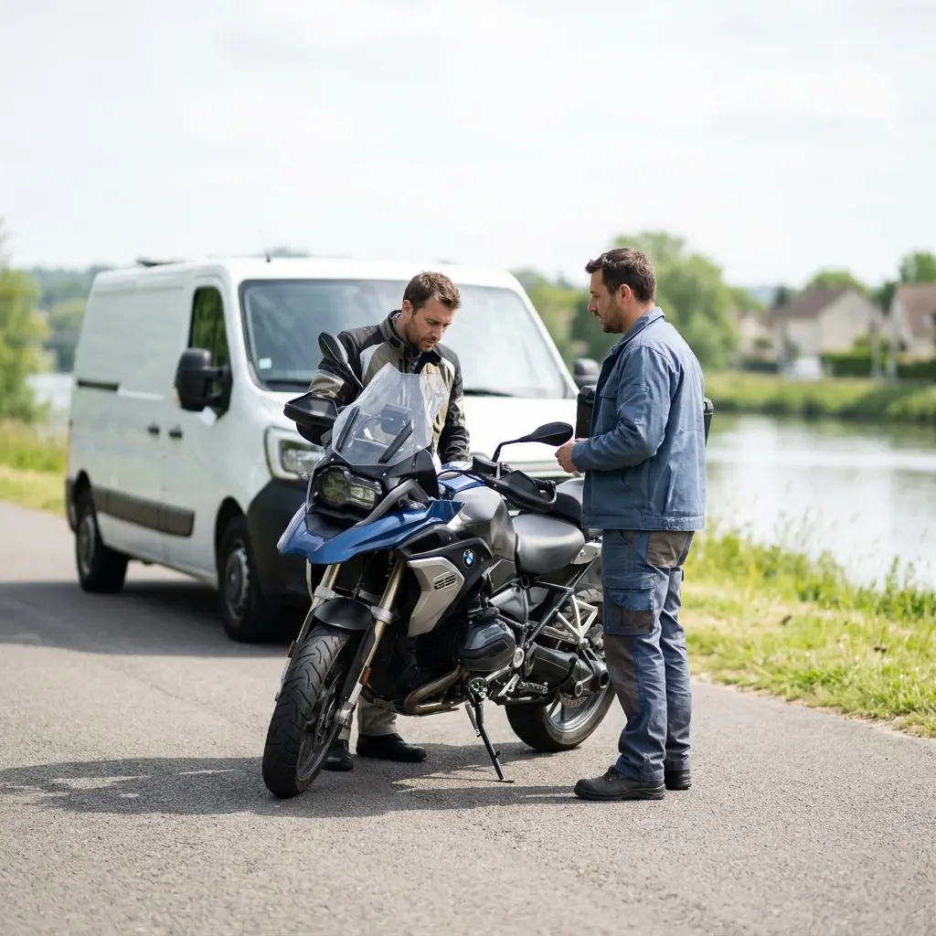 Dépannage moto Frette-sur-Seine (95530)