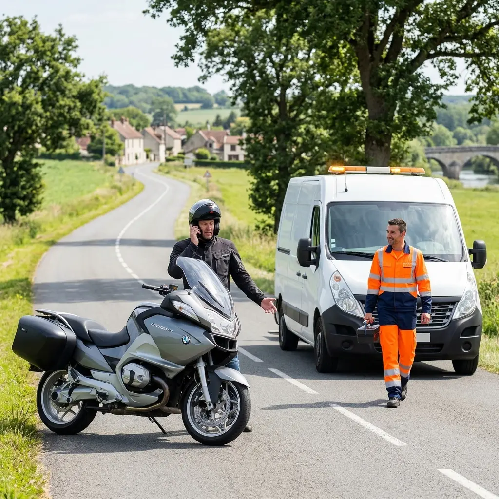 Comment réagir face à une panne de moto à Méry-sur-Oise ?