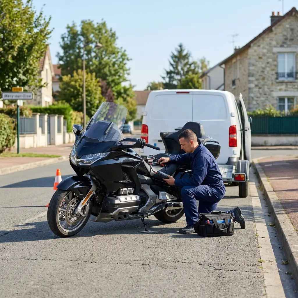 Dépannage moto Méry-sur-Oise (95540)