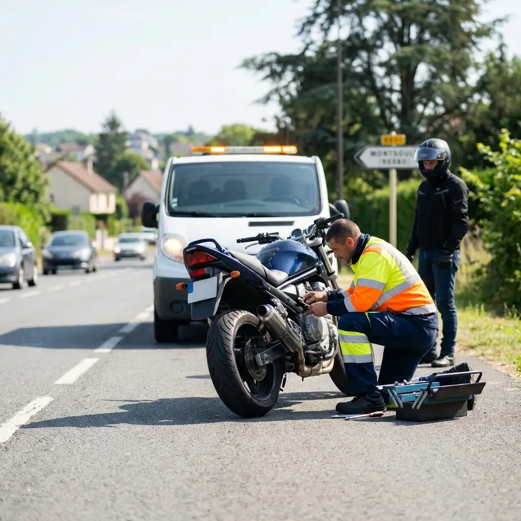 Pourquoi choisir notre dépannage moto à Montsoult pour une livraison immédiate