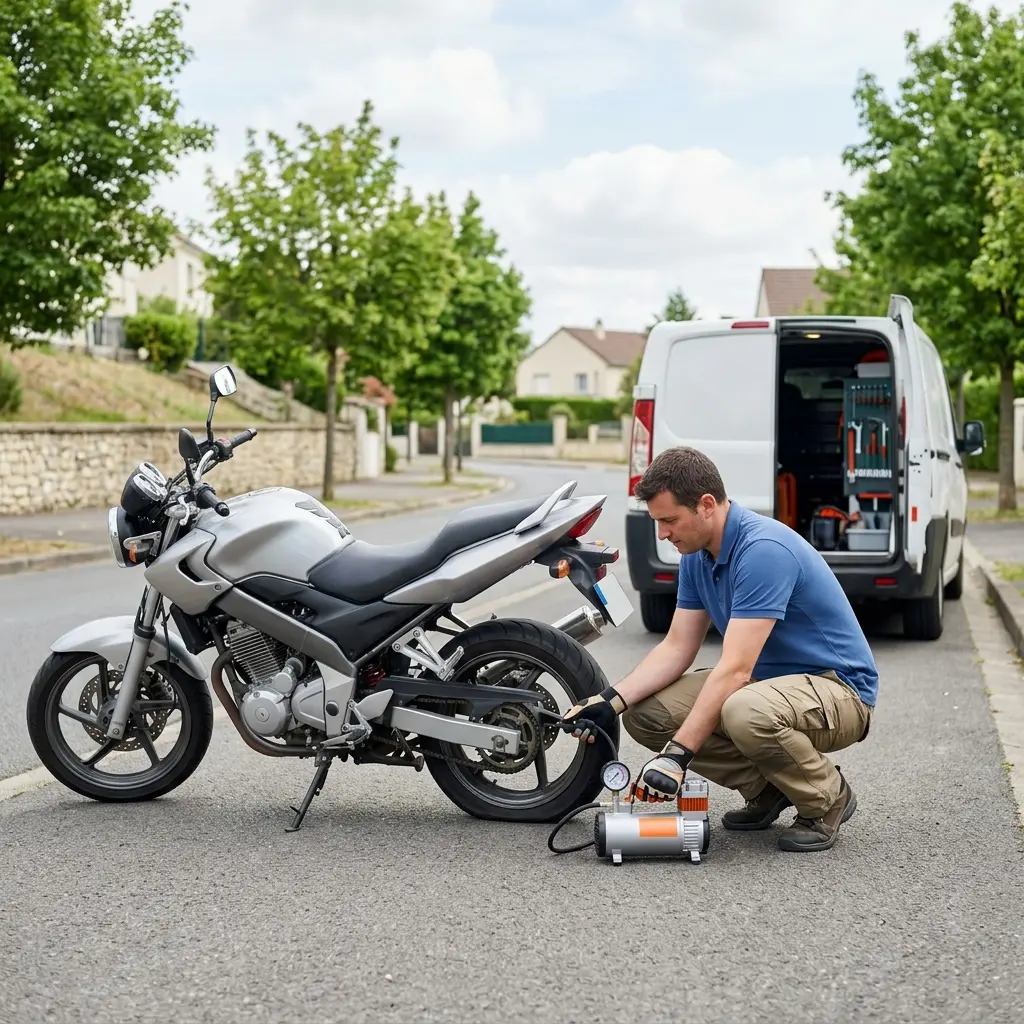 Notre méthode de dépannage moto pour un retour rapide et sécuritaire à Margency