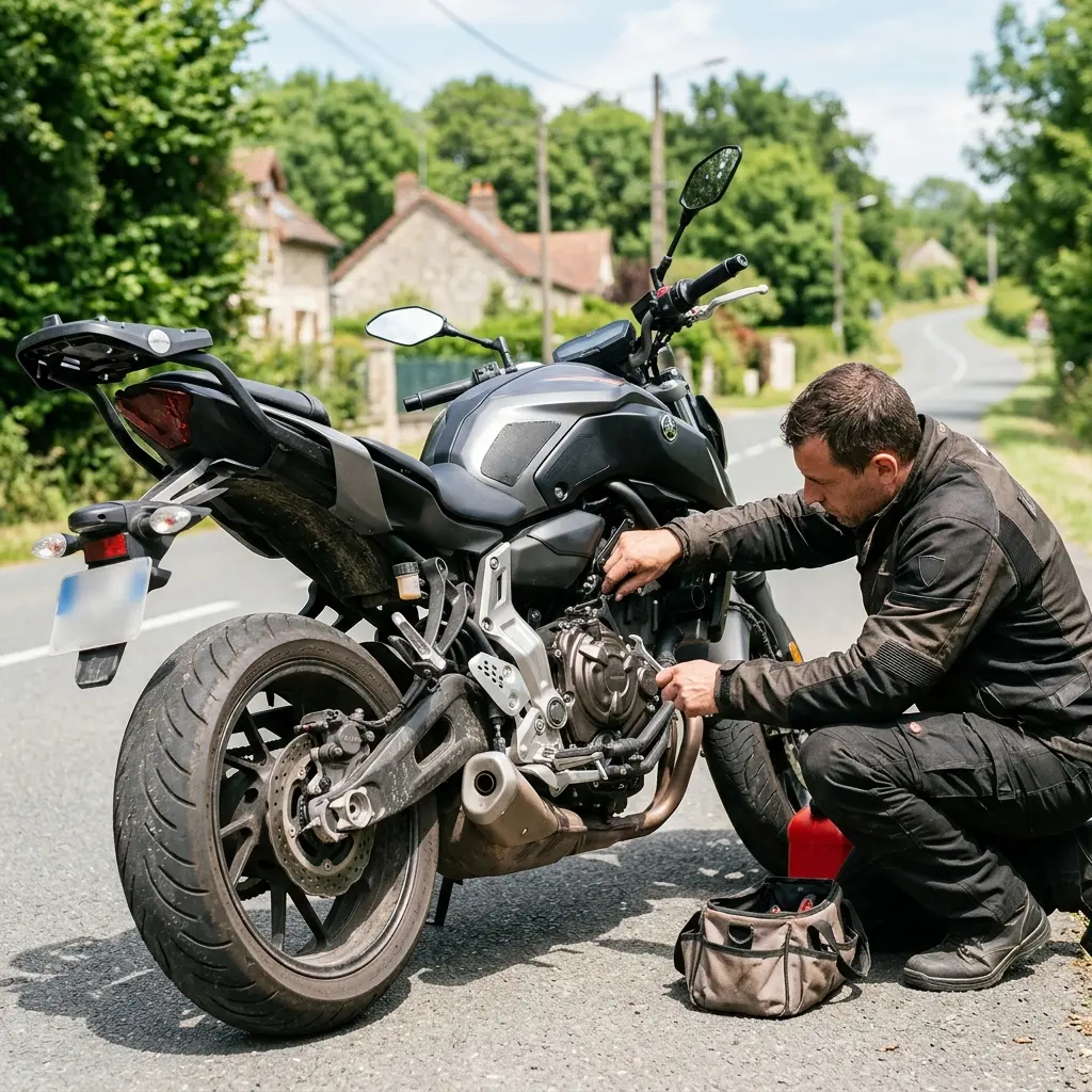 Votre tranquillité retrouvée grâce à un dépannage moto local efficace à Margency