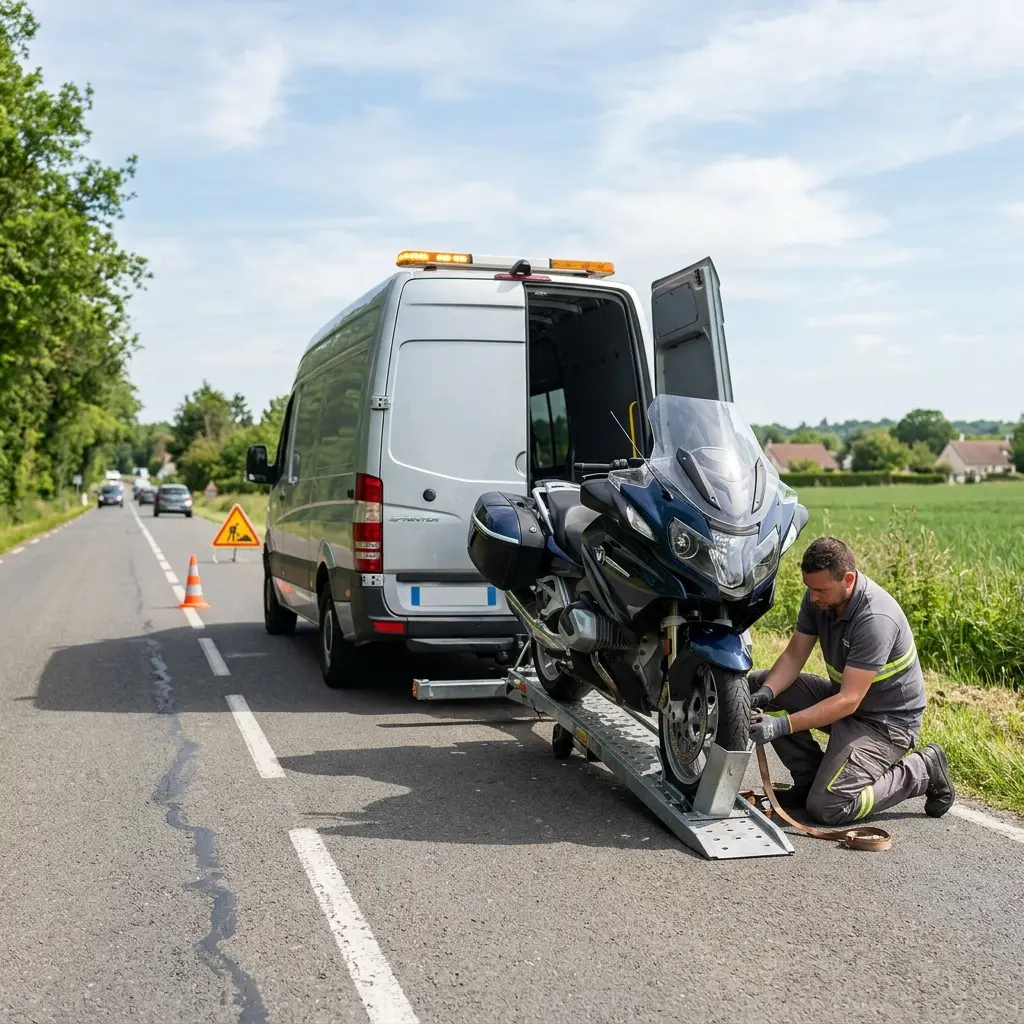 Comment se déroule l’intervention de dépannage moto à Margency ?