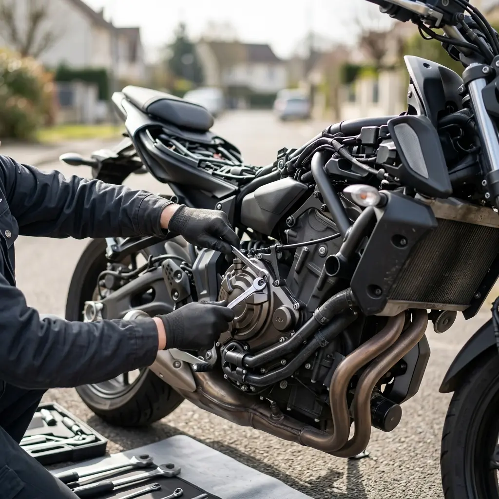 Votre arrêt de moto à Eaubonne, sans tracas ni retard, ni frais cachés