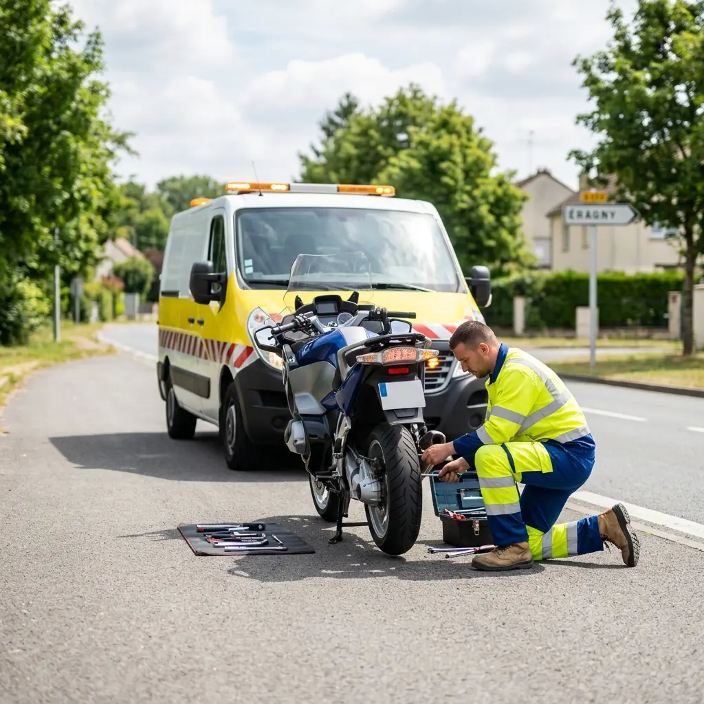 Dépannage moto Éragny (95610)