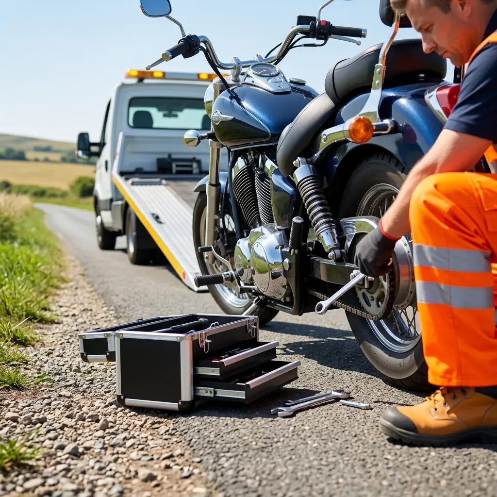 Reprenez la route en toute sérénité grâce à notre dépannage moto à Champagne-sur-Oise