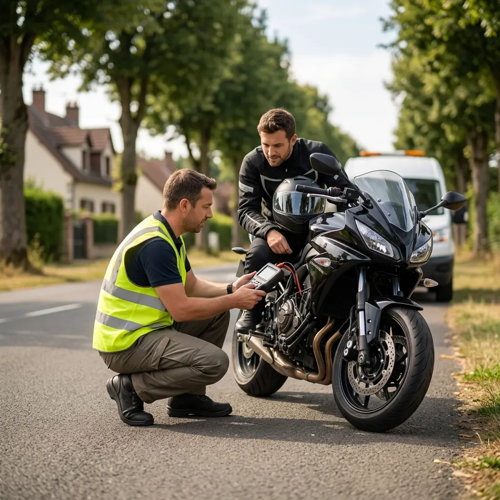 Notre méthode d’intervention pour le dépannage moto