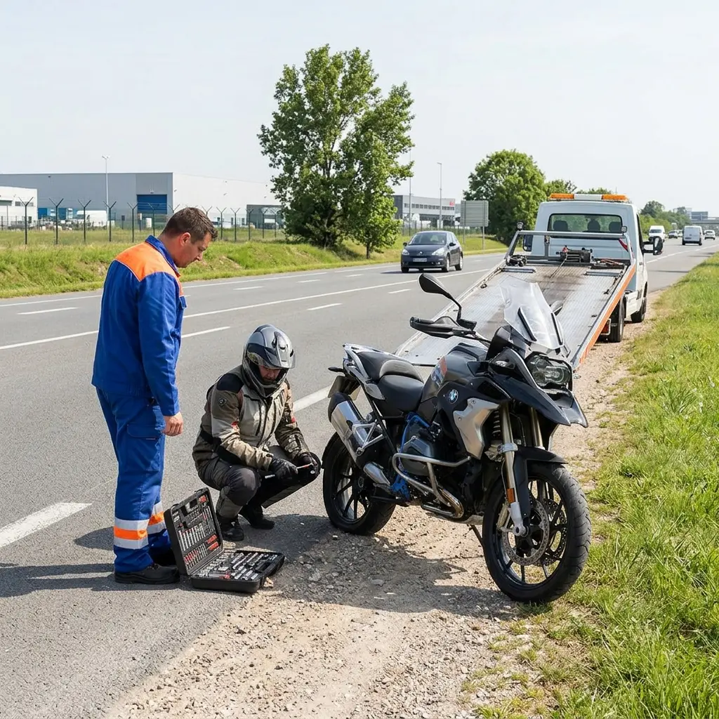 Dépannage moto Roissy-en-France (95700)