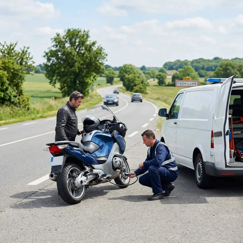 Pourquoi choisir notre dépannage moto à Frépillon