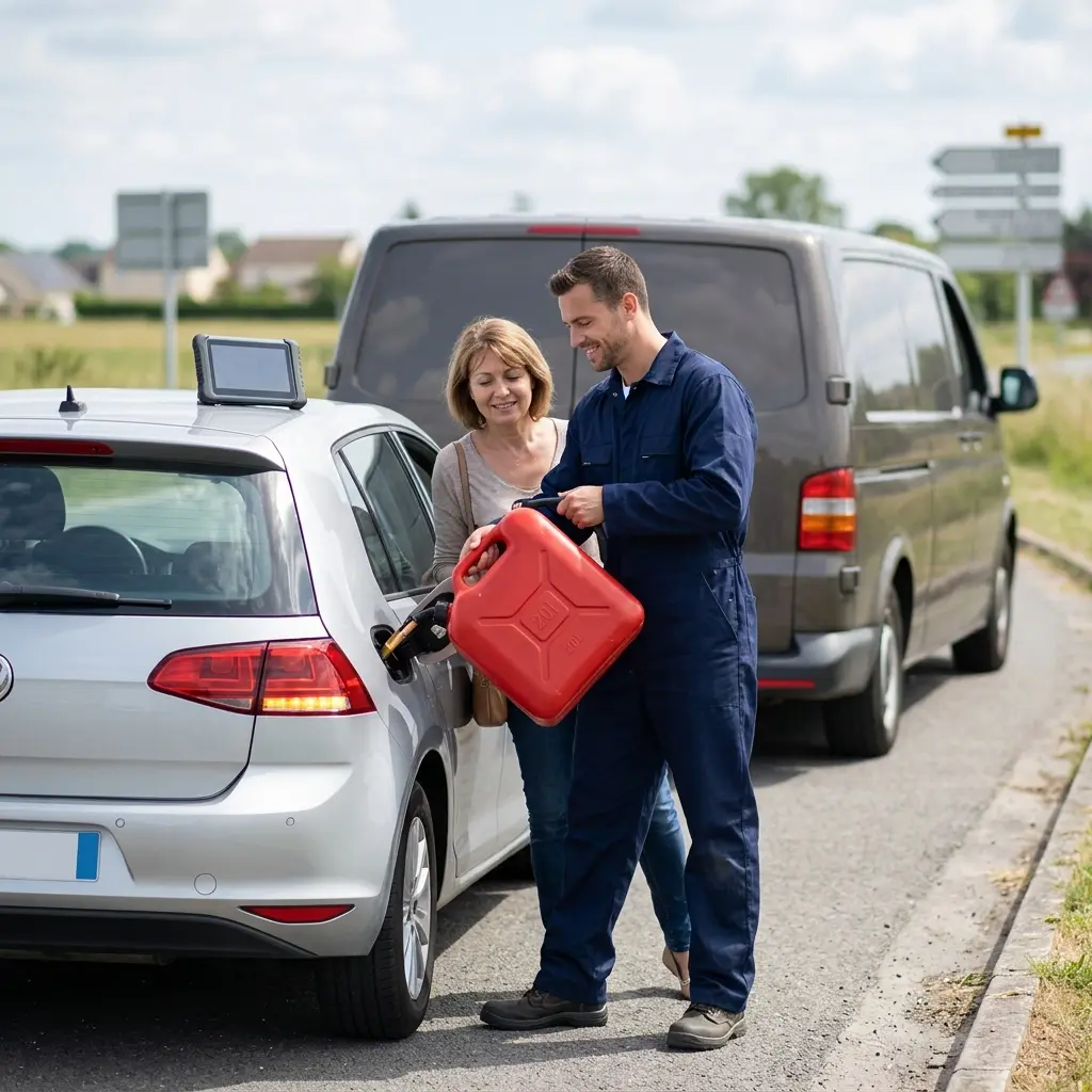 Comment réagir et sécuriser votre voiture lors d'une panne sèche