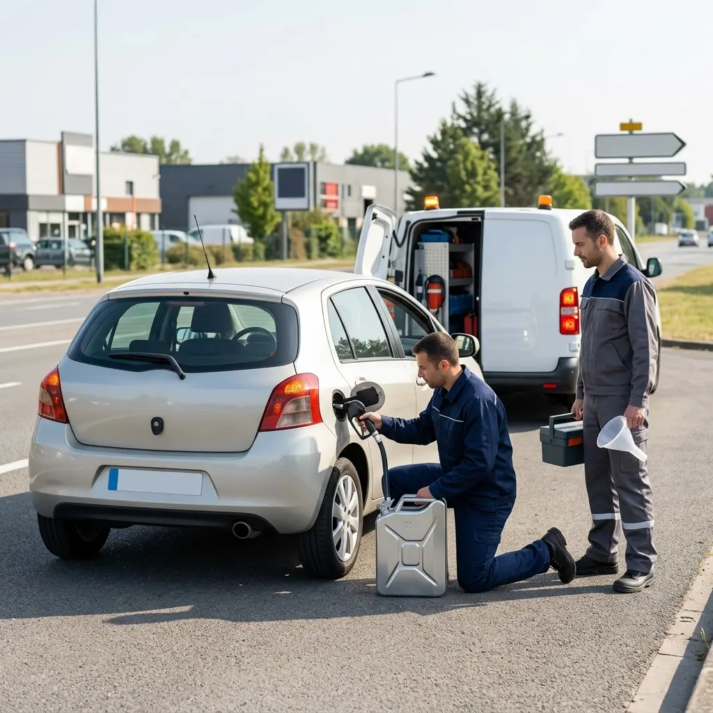 Précautions lors d'une panne de carburant