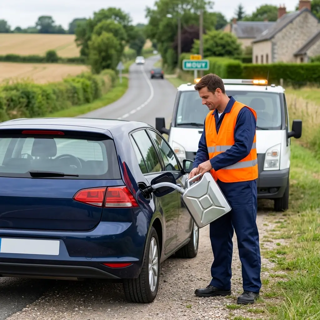 Comment se déroule une intervention de dépannage à Mouy ?