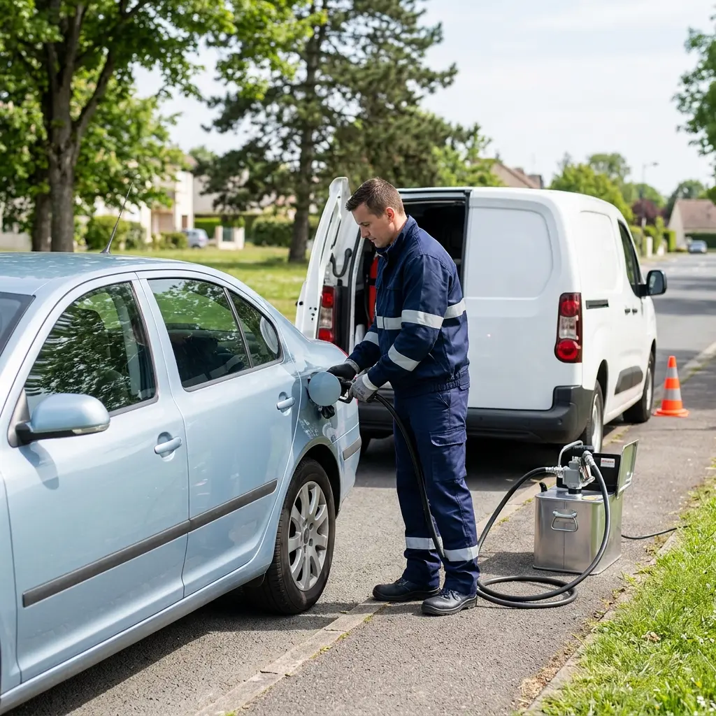 Les bons gestes à adopter lors d'une panne sèche à Margny-lès-Compiègne