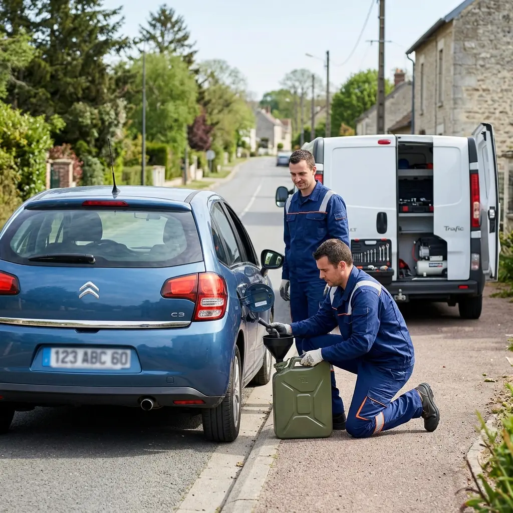 Comment réagir face à une panne de carburant à Cires-lès-Mello ?