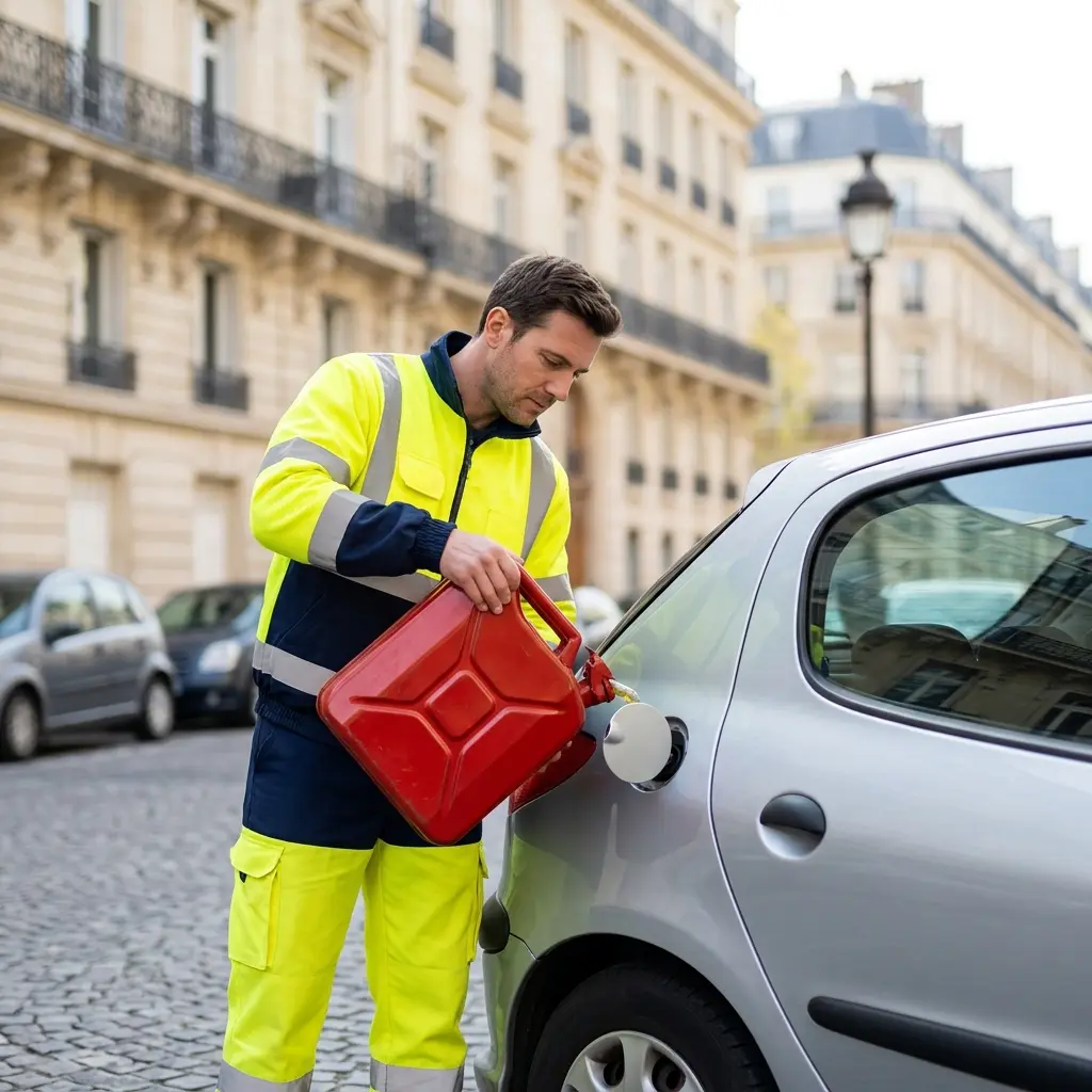 Les gestes essentiels lors d'une panne de carburant à Paris 1