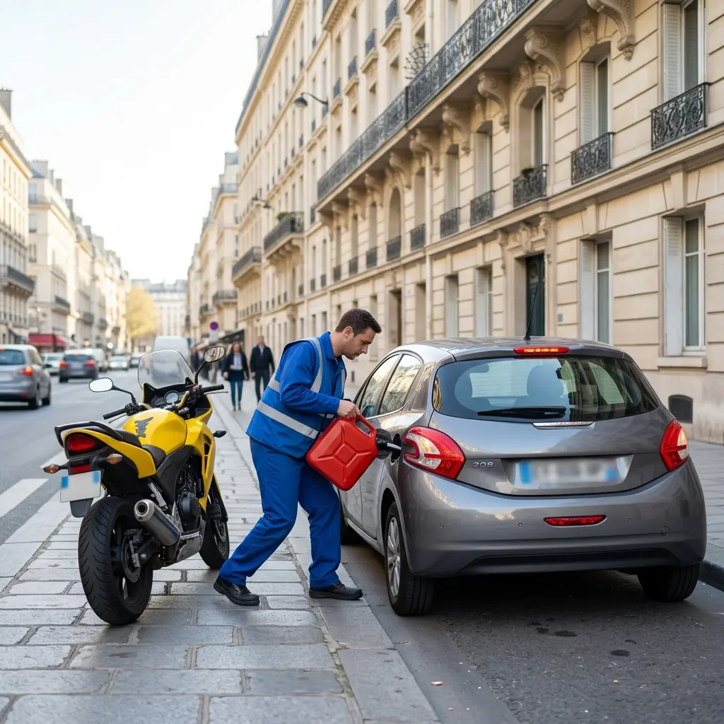Dépannage panne d'essence Paris 1 (75001)