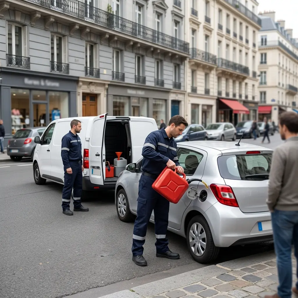 Dépannage panne d'essence Paris 2 (75002)