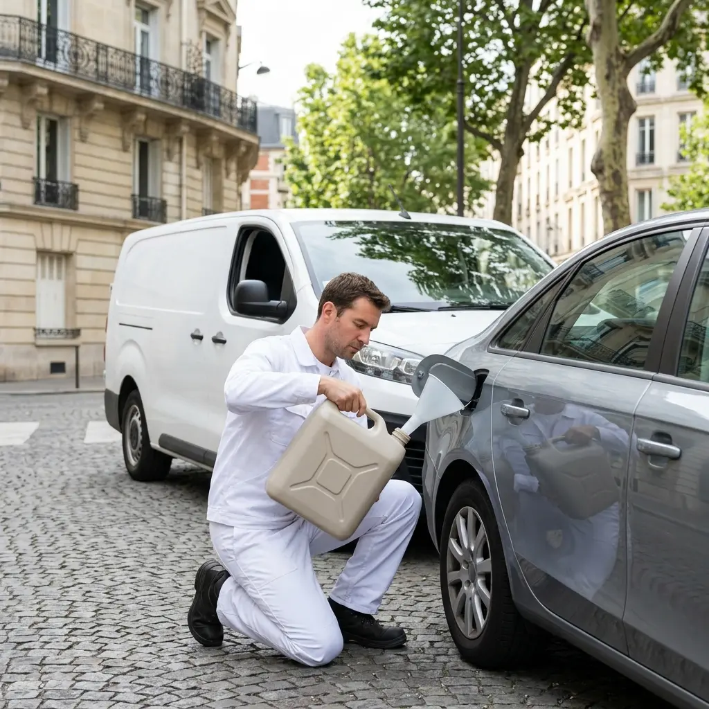 Comment se déroule l’intervention de dépannage panne d’essence à Paris 10 ?
