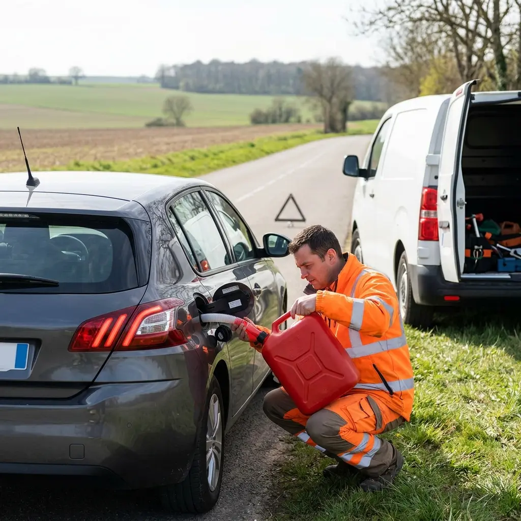 Notre approche pour un dépannage panne d'essence rapide