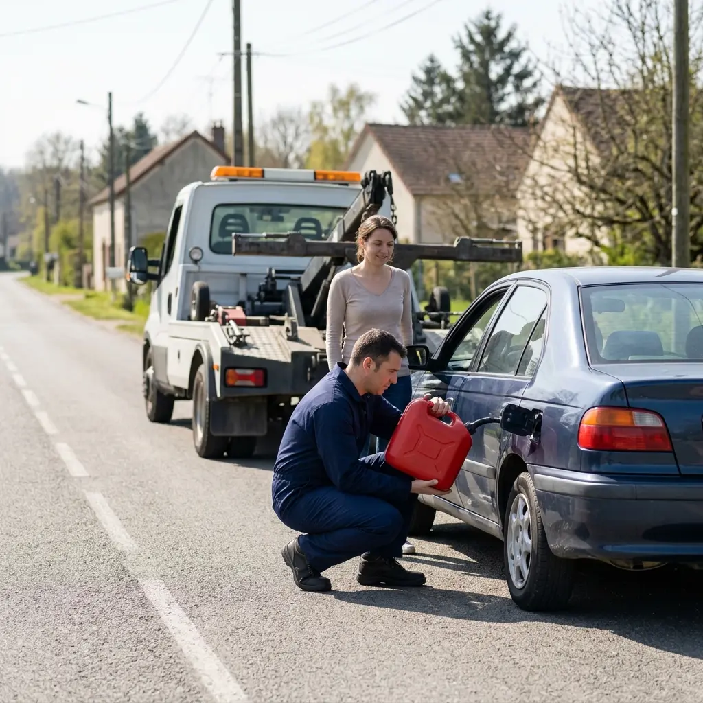 Les bons gestes en cas de panne d'essence à Saint-Germain-Laval