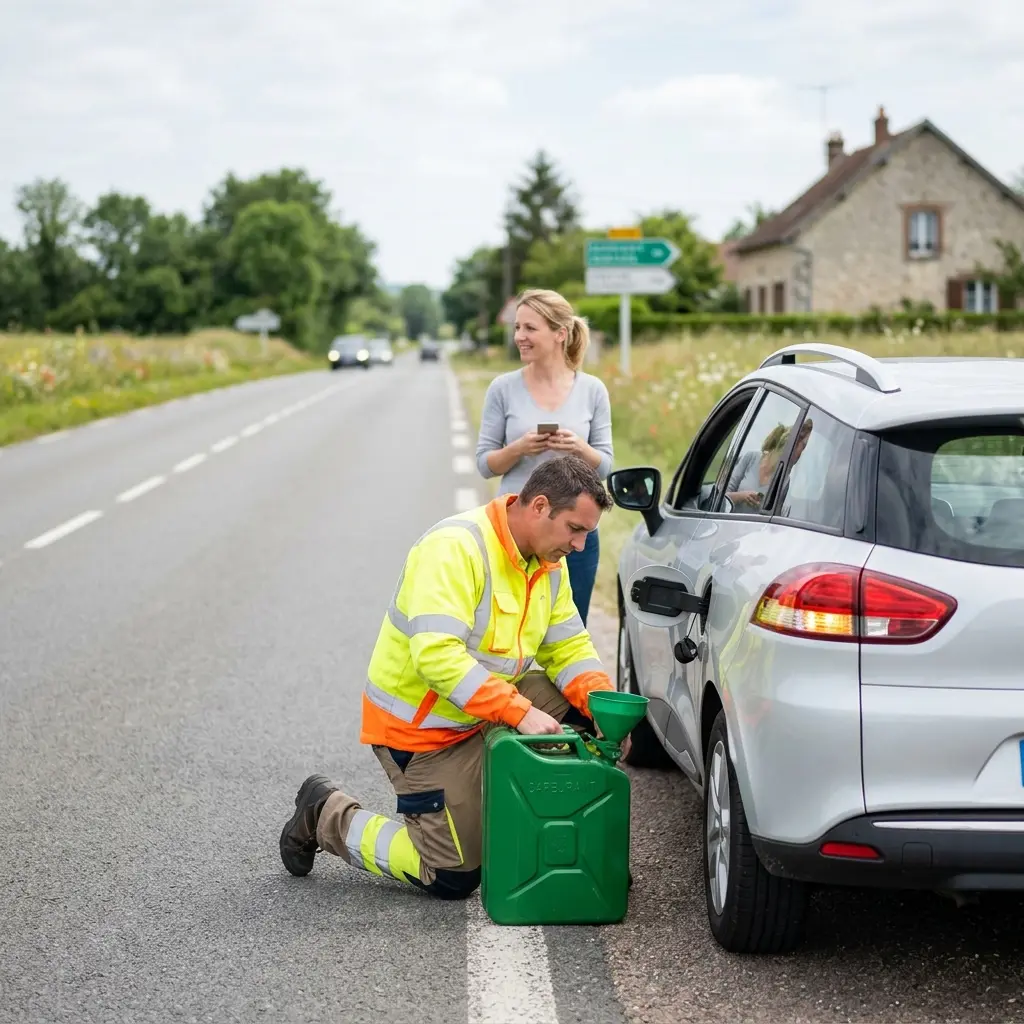 Comment réagir et prévenir la panne de carburant à Nemours