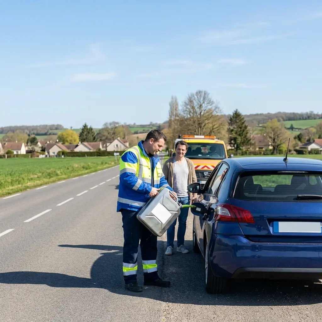 Les bons gestes en cas de panne sèche à Oissery