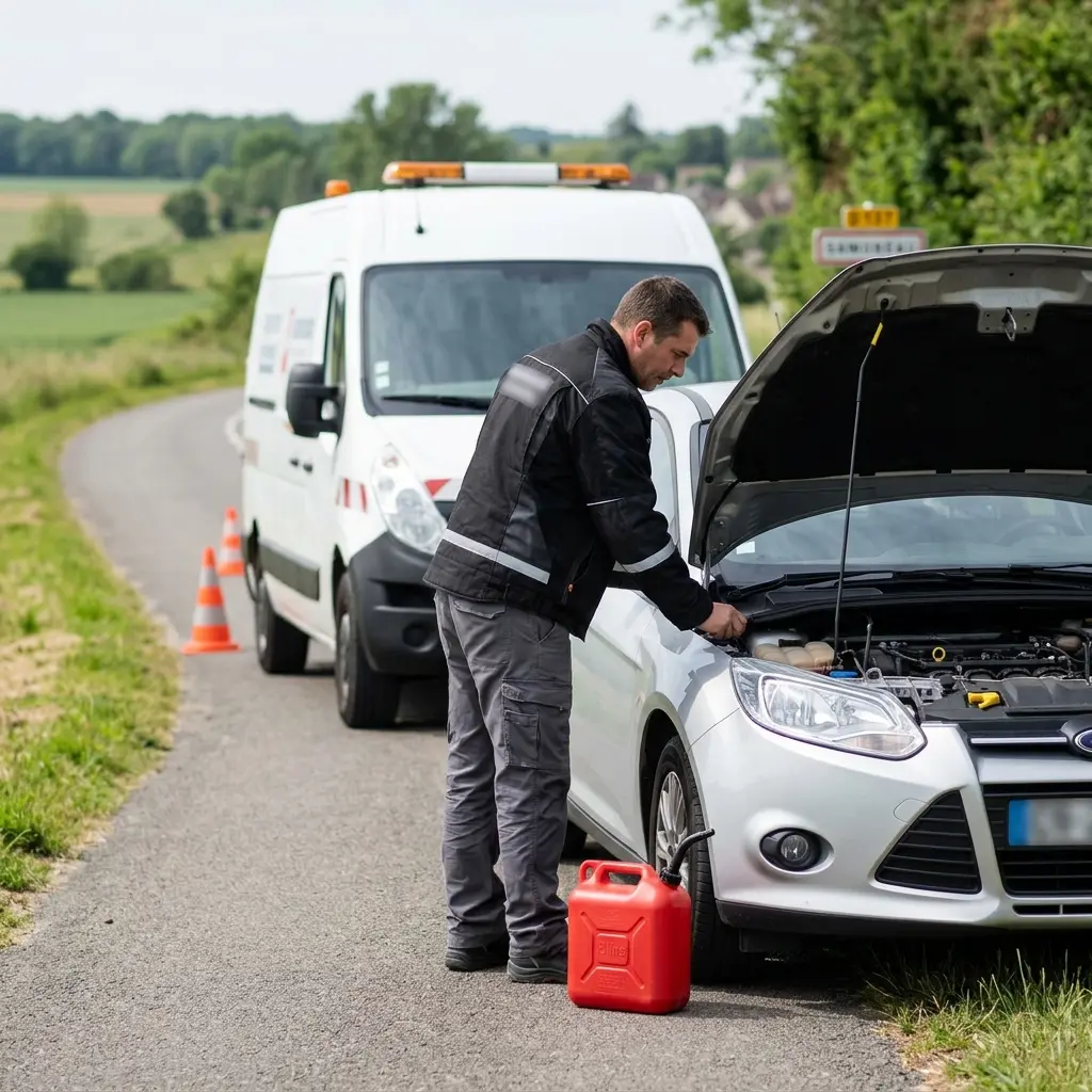 Un service de livraison de carburant professionnel
