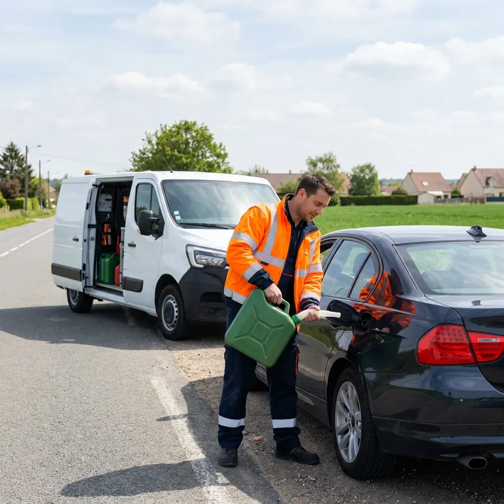 Les gestes essentiels en cas de panne sèche à Dammartin-en-Goële